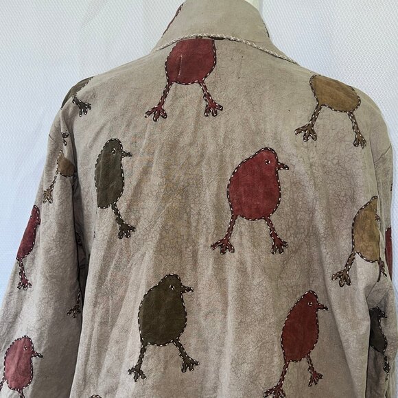Vintage Orvis Art Bird Jacket Women's - Picture 7 of 16